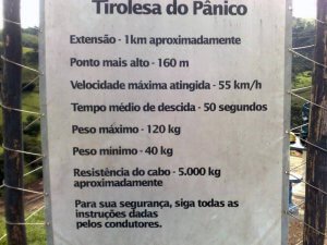 Aventura em Socorro: Tirolesa do Pânico